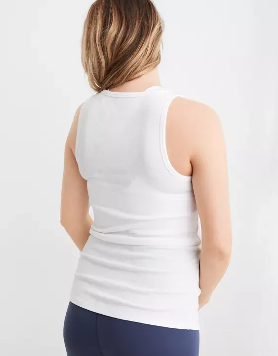 Mama By AerieTM Ribbed Basic Tank Top