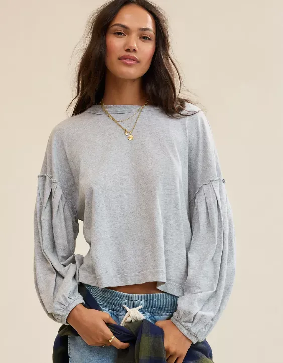 Aerie Slouchy Balloon Sleeve T-Shirt