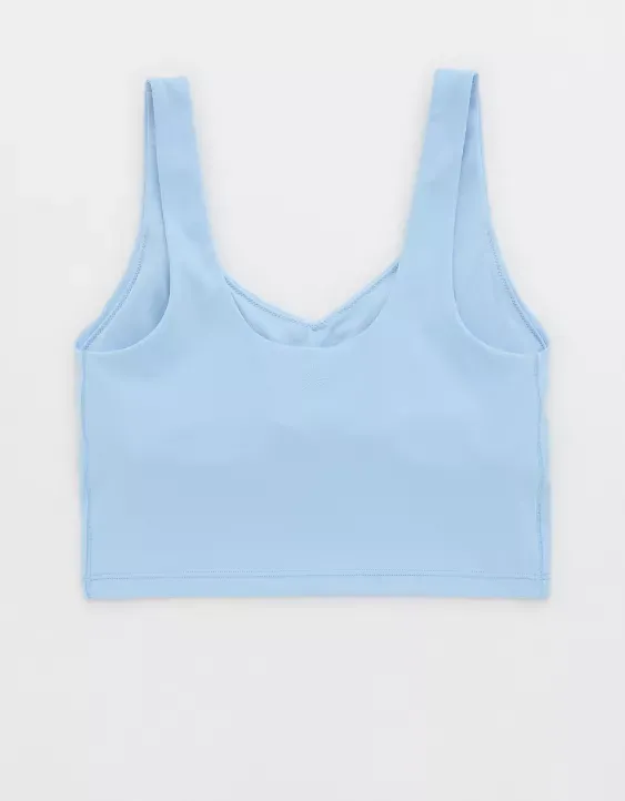 OFFLINE By Aerie Real Me Low Key Longline Sports Bra