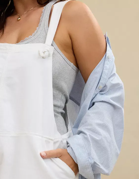 Aerie Denim Shortall