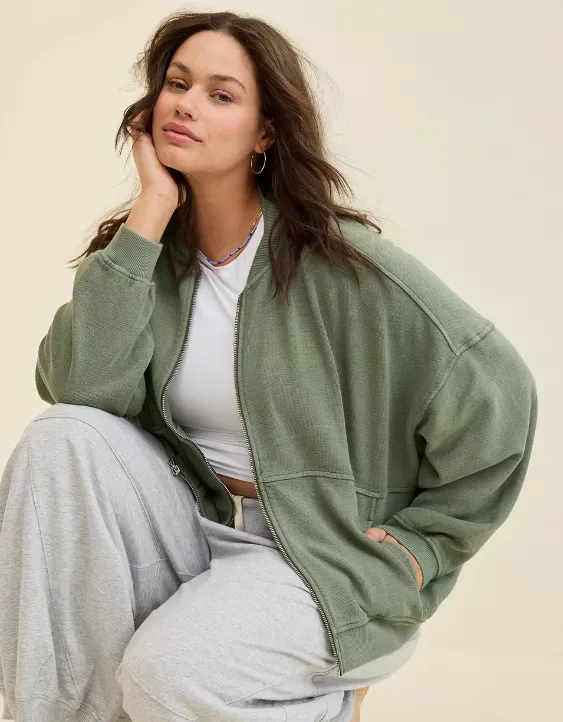 Aerie Full Zip Sweatshirt
