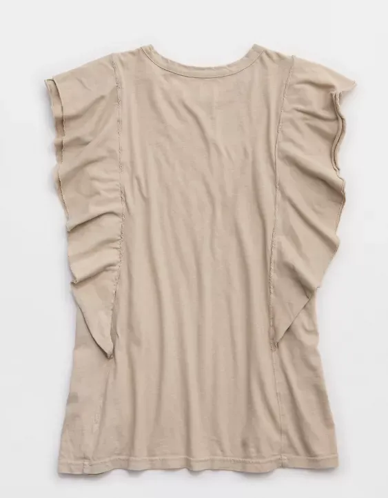 Aerie Flutter Sleeve T-Shirt