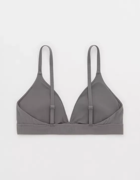OFFLINE By Aerie Real Me XTRA Rib Triangle Sports Bra