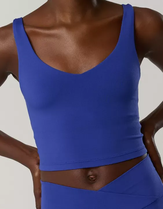 OFFLINE By Aerie Real Me Low Key Longline Sports Bra