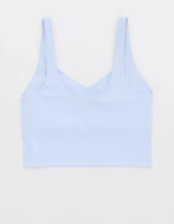 OFFLINE By Aerie Real Me Low Key Longline Sports Bra