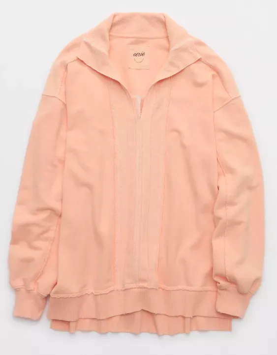 Aerie Starry Skies Open Neck Sweatshirt