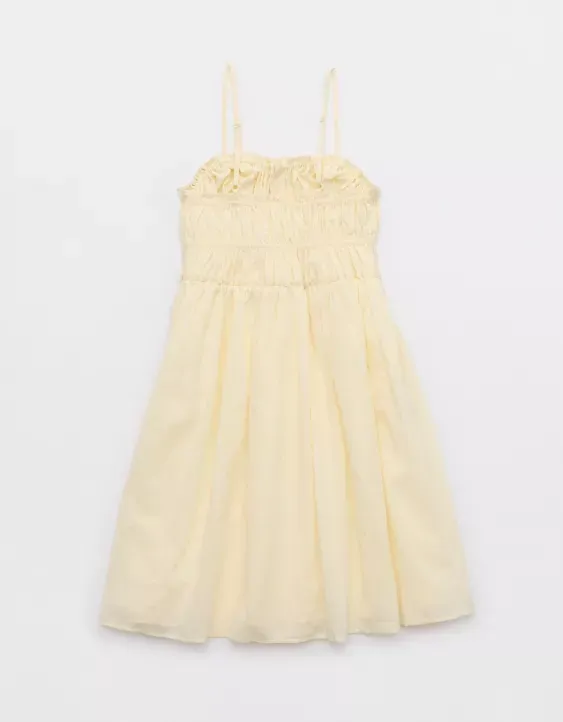 Aerie Tie Front Mini Dress