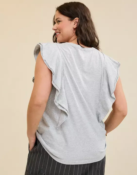 Aerie Flutter Sleeve T-Shirt