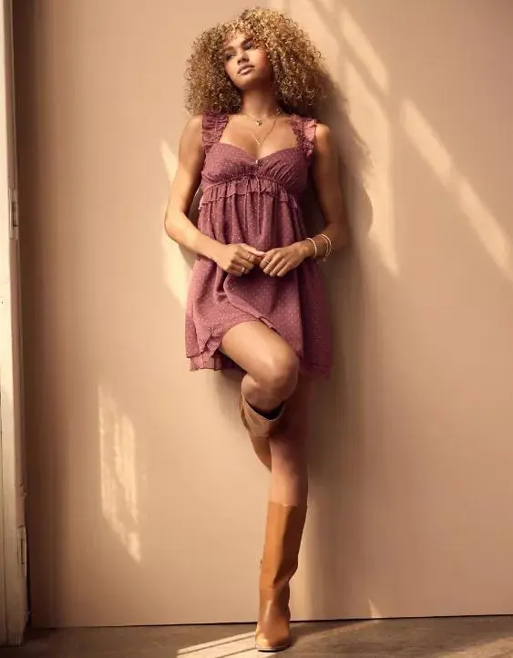 AE Ruffle Mini Dress