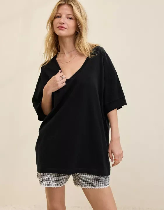 Aerie Voop Oversized Boyfriend T-Shirt