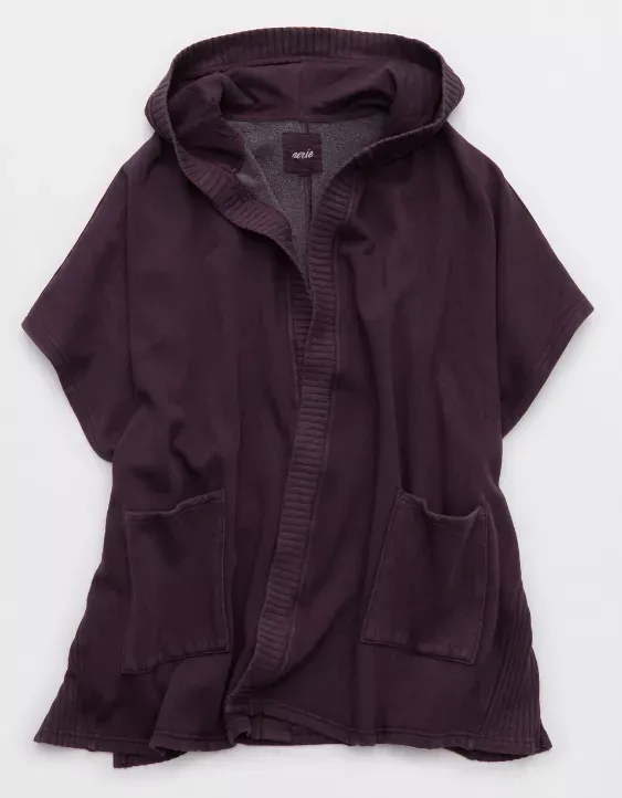 Aerie Hooded Fleece Cape