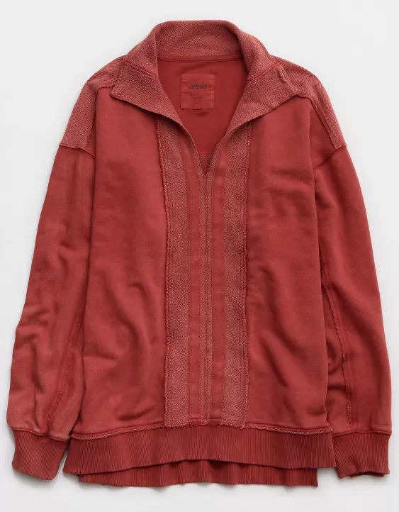 Aerie Starry Skies Open Neck Sweatshirt