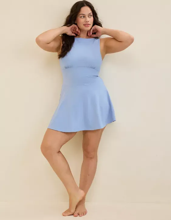 Aerie Low Back Mini Dress