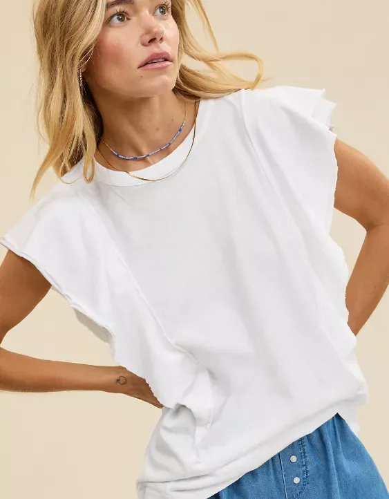 Aerie Flutter Sleeve T-Shirt
