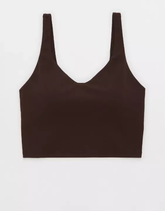 OFFLINE By Aerie Real Me Low Key Longline Sports Bra