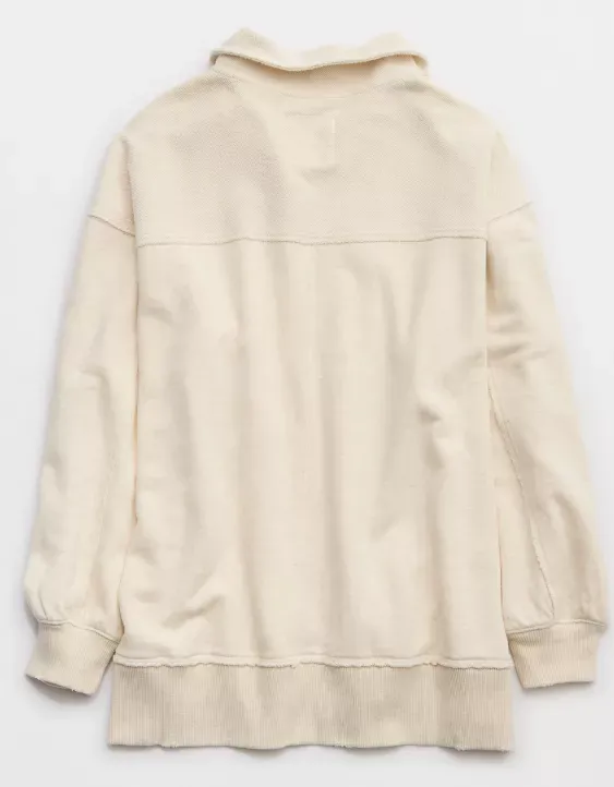 Aerie Starry Skies Open Neck Sweatshirt