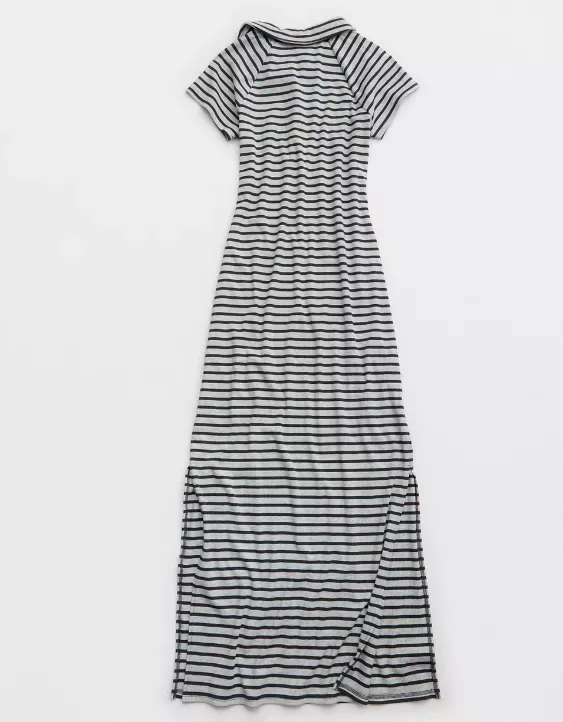 OFFLINE By Aerie Thumbs Up Heavyweight Polo Maxi Dress