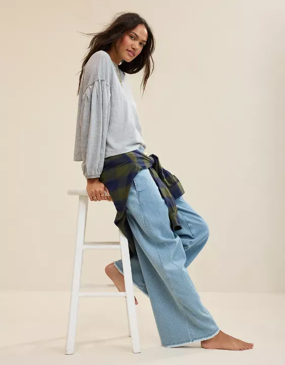 Aerie Slouchy Balloon Sleeve T-Shirt