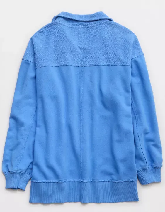 Aerie Starry Skies Open Neck Sweatshirt