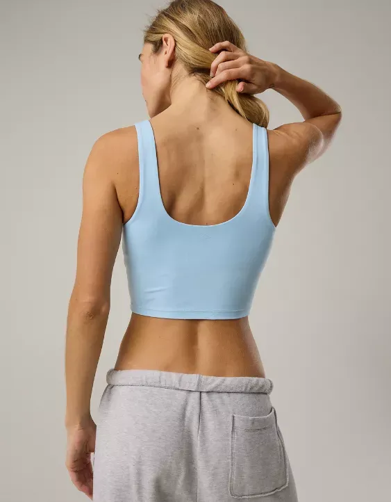 OFFLINE By Aerie Real Me Low Key Longline Sports Bra