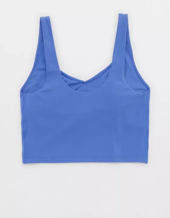 OFFLINE By Aerie Real Me Low Key Longline Sports Bra
