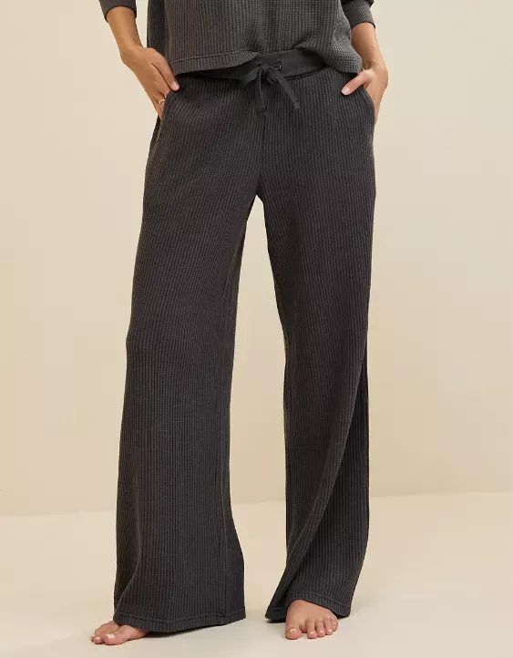 Aerie Waffle Trouser