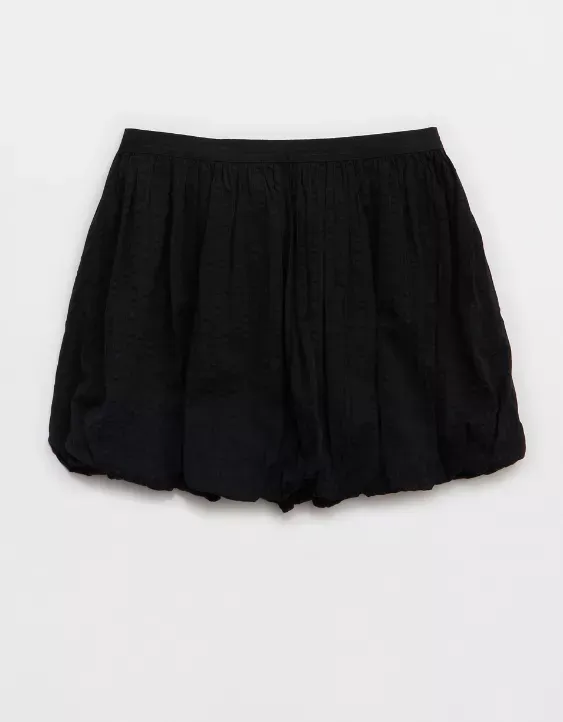 Aerie Seersucker Bubble Mini Skirt