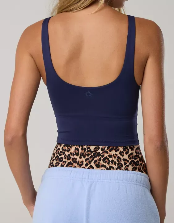 OFFLINE By Aerie Real Me Low Key Longline Sports Bra