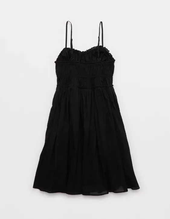 Aerie Tie Front Mini Dress