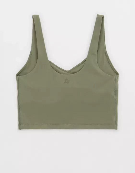 OFFLINE By Aerie Real Me Low Key Longline Sports Bra