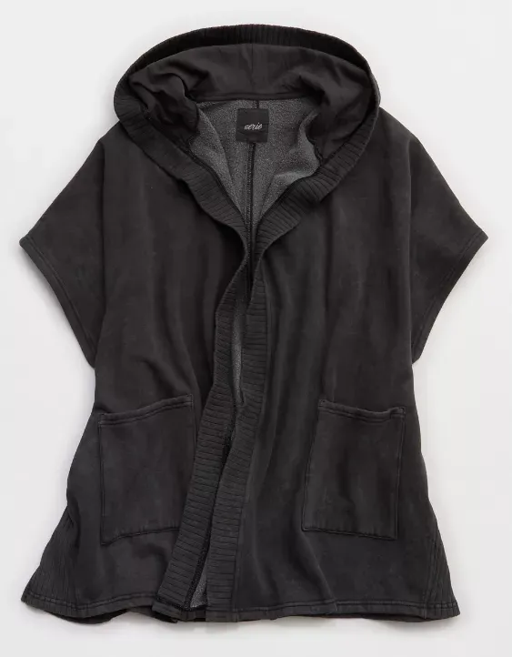 Aerie Hooded Fleece Cape