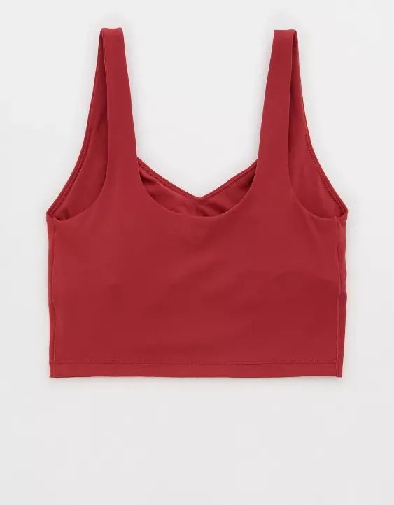 OFFLINE By Aerie Real Me Low Key Longline Sports Bra