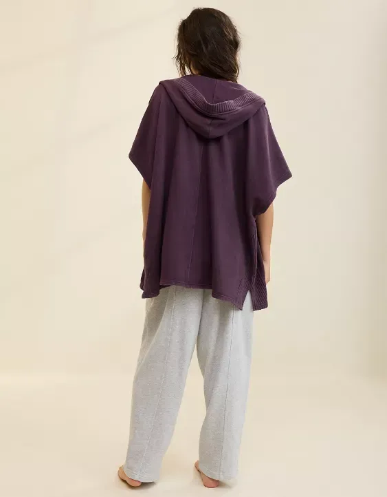Aerie Hooded Fleece Cape