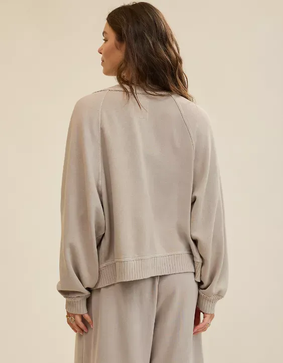 Aerie Fleece Cardigan