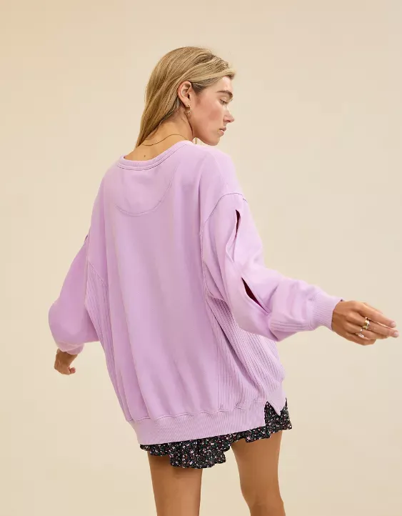 Aerie Trs Chic Keyhole Sweatshirt