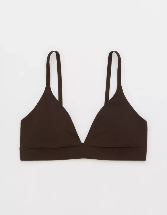 OFFLINE By Aerie Real Me XTRA Rib Triangle Sports Bra