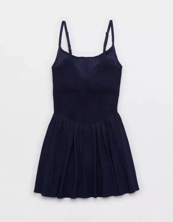 OFFLINE By Aerie Real Me Smocked Flowy Dress