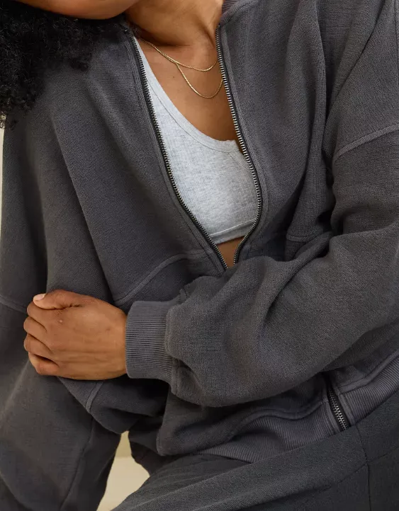 Aerie Full Zip Sweatshirt