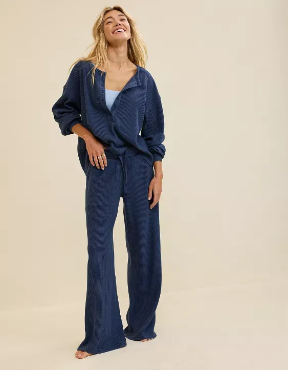 Aerie Waffle Trouser