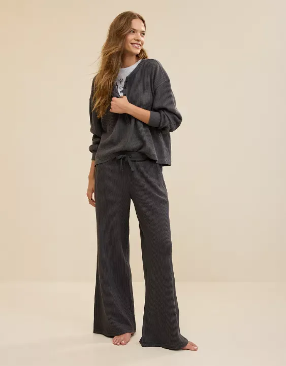 Aerie Waffle Trouser