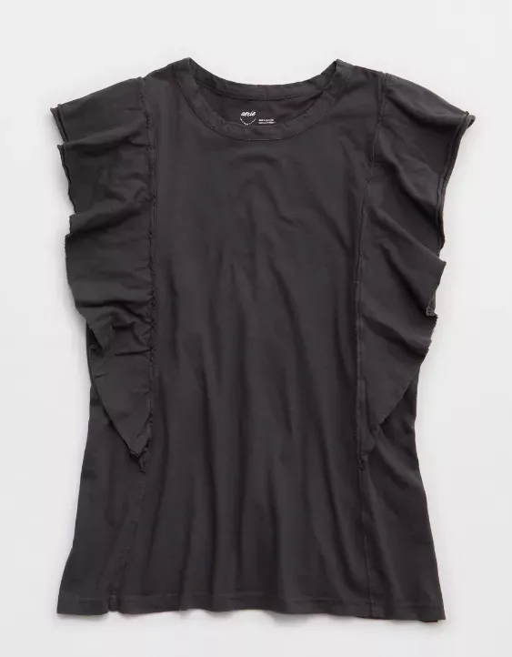 Aerie Flutter Sleeve T-Shirt