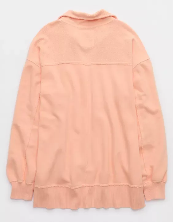 Aerie Starry Skies Open Neck Sweatshirt