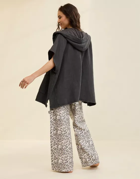 Aerie Hooded Fleece Cape