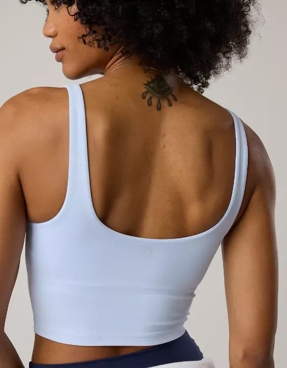 OFFLINE By Aerie Real Me Low Key Longline Sports Bra
