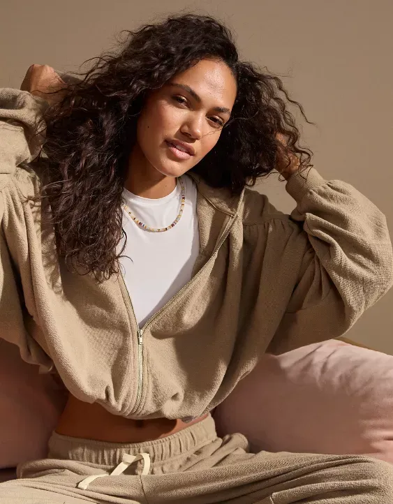 Aerie Soft Life Full Zip Sweatshirt