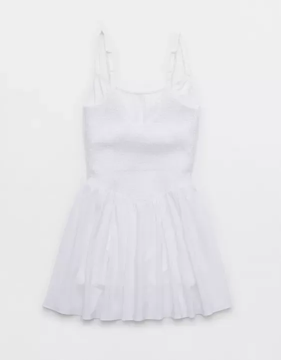 OFFLINE By Aerie Real Me Smocked Flowy Dress