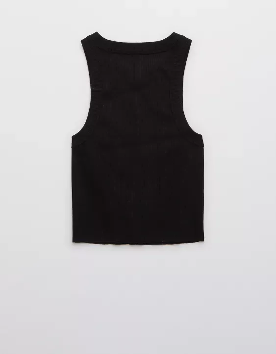 Aerie Free Spirit Ribbed Tank Top