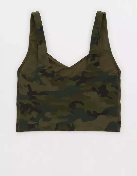 OFFLINE By Aerie Real Me Low Key Longline Sports Bra