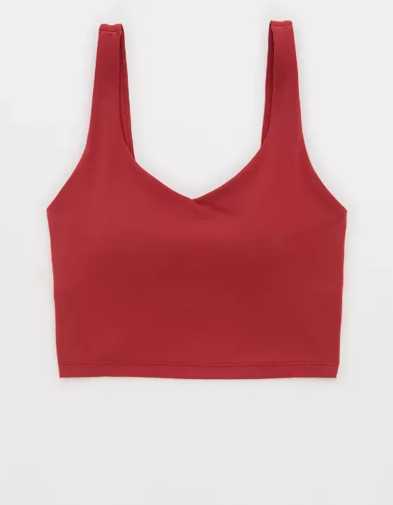 OFFLINE By Aerie Real Me Low Key Longline Sports Bra