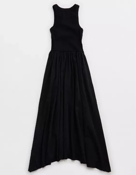 Aerie Ribbed At The Barre Dress